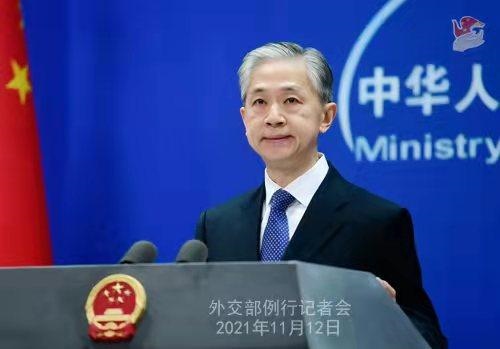 外交部發(fā)言人汪文斌。薛偉 攝