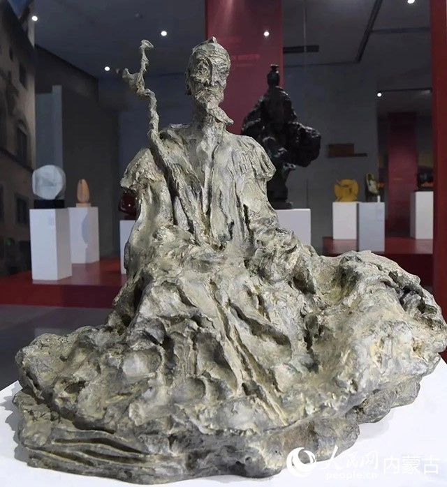 吳為山作品《莊子》。王劭凱攝