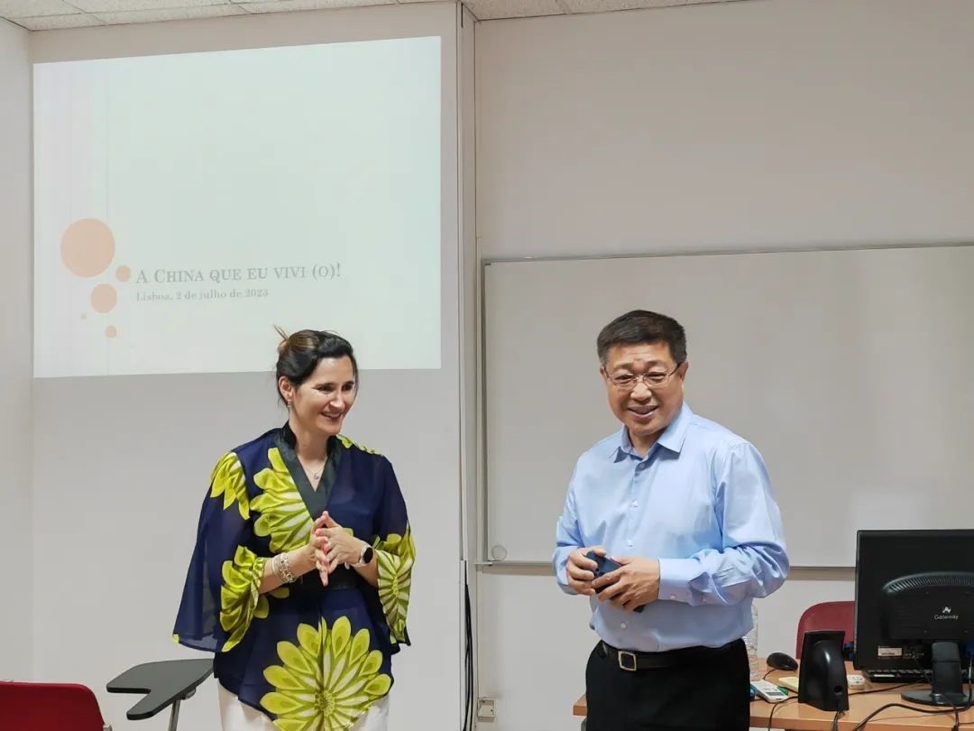 里斯本大學(xué)孔子學(xué)院組織漢語角活動。 圖片來源：里斯本大學(xué)孔子學(xué)院公眾號