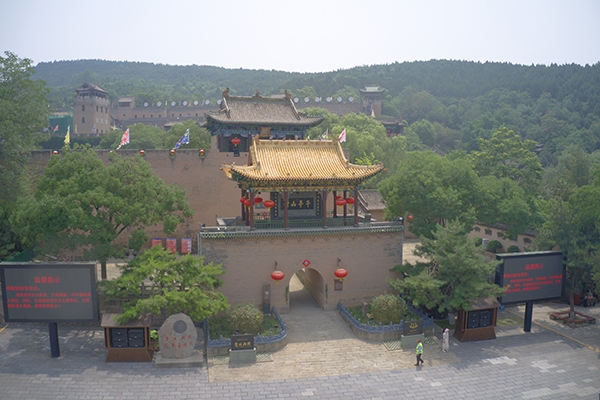 皇城相府景區(qū)（無(wú)人機(jī)照片）。人民網(wǎng)記者 王天樂(lè)攝