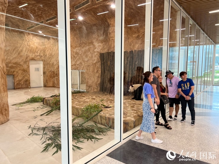 當?shù)赜慰团c“四?！焙嫌?。人民網(wǎng)記者 張志文攝