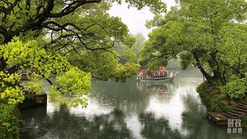 杭州西溪國(guó)家濕地公園是全國(guó)首個(gè)國(guó)家濕地公園。（總臺(tái)央視記者李輝拍攝）