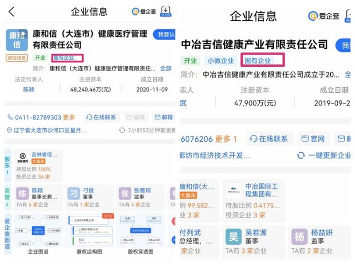 截圖自愛企查。