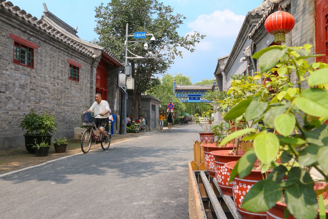  北京市南鑼鼓巷片區(qū)雨兒胡同（2019年7月25日攝）。