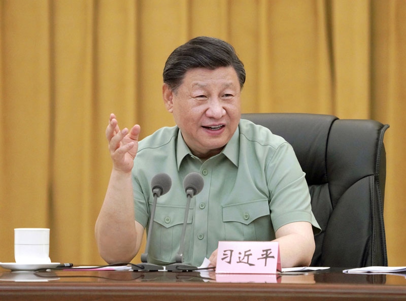 2023年7月26日，習(xí)近平到西部戰(zhàn)區(qū)空軍視察。