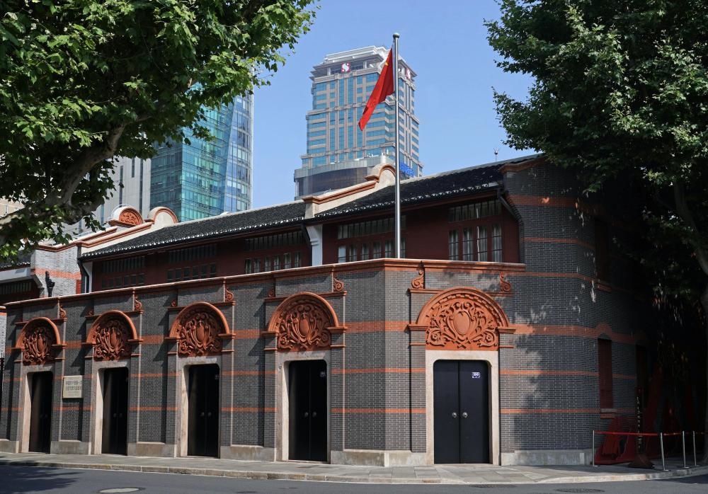 2023年6月9日拍攝的中共一大會(huì)址外景。新華社記者 劉穎 攝