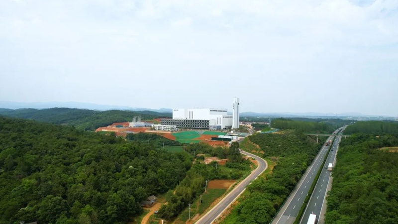 湖北省宜昌市生活垃圾發(fā)電特許經(jīng)營項(xiàng)目。陳臣攝