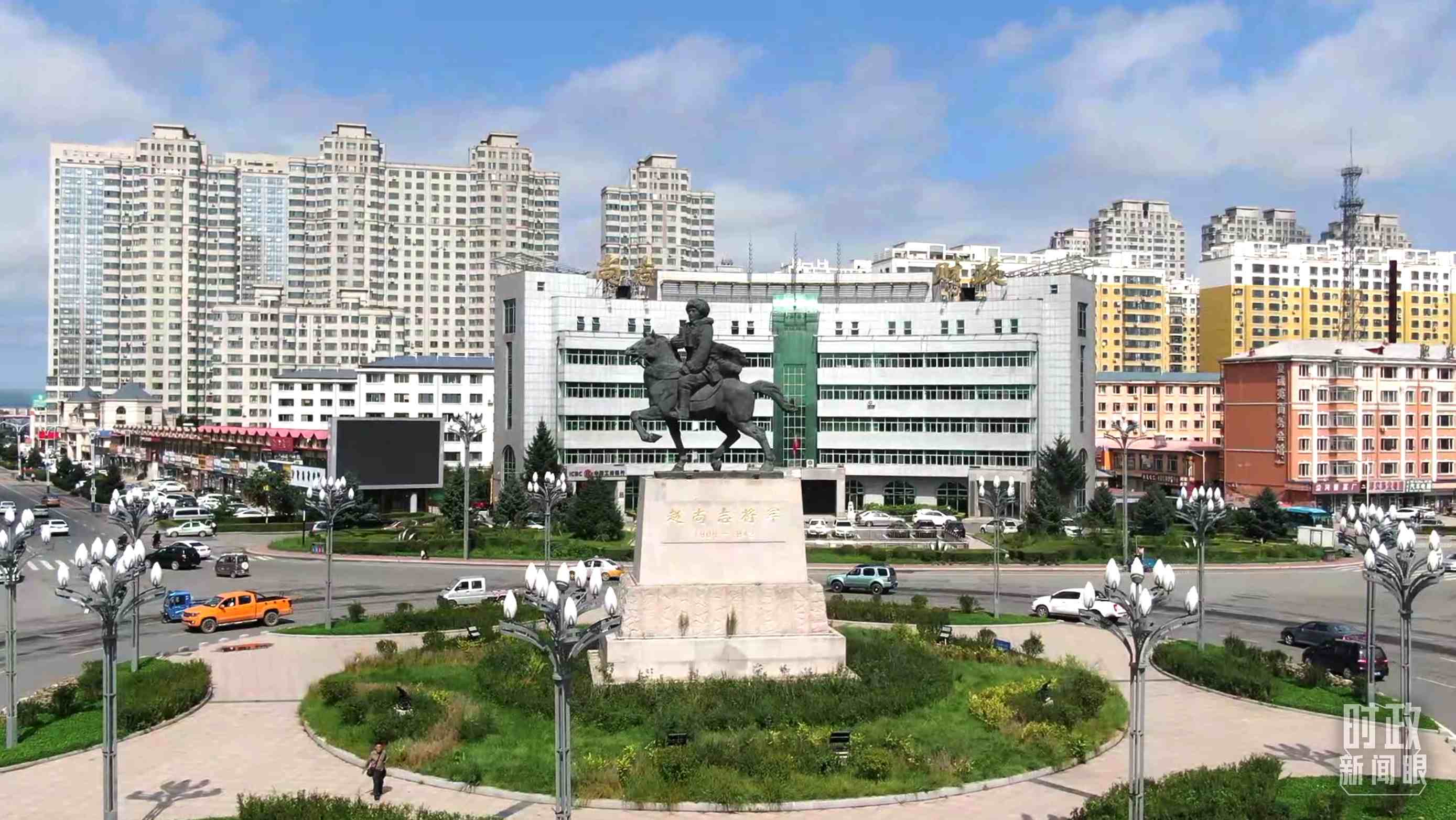△哈爾濱市尚志市航拍。（總臺央視記者張耿生拍攝）