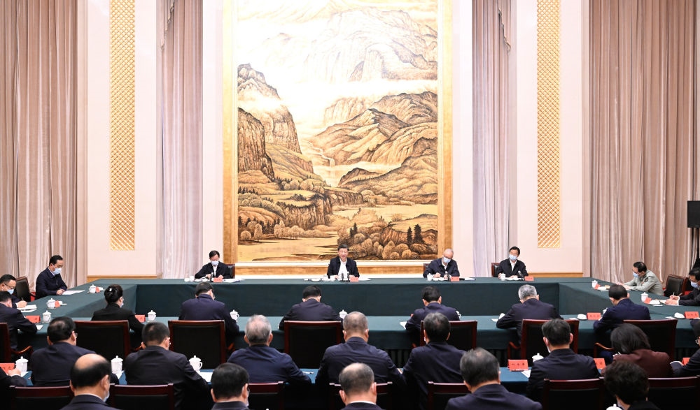  2023年5月17日上午，習(xí)近平在西安聽(tīng)取陜西省委和省政府工作匯報(bào)并發(fā)表重要講話。