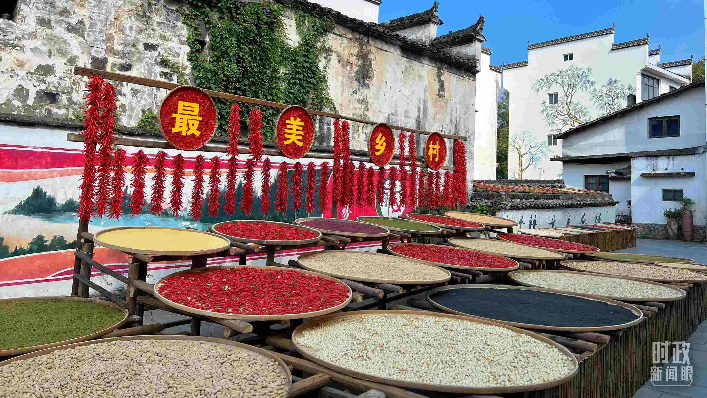 △婺源縣秋口鎮(zhèn)王村石門自然村。（總臺央視記者程鋮拍攝）