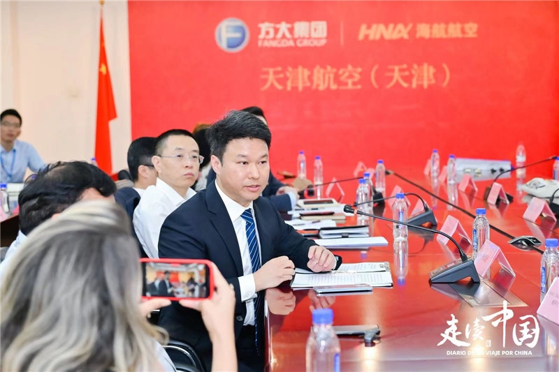 巴航工業(yè)大中華區(qū)商用飛機(jī)客戶(hù)支援經(jīng)理?xiàng)詈２?。主辦方供圖