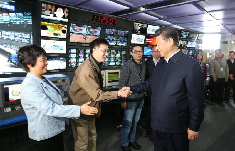 2019年1月25日，十九屆中央政治局在人民日報社就全媒體時代和媒體融合發(fā)展舉行第十二次集體學(xué)習。習近平總書記主持學(xué)習并發(fā)表重要講話。