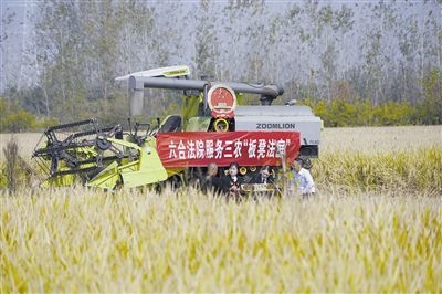 圖②：干警就地解紛場(chǎng)景。