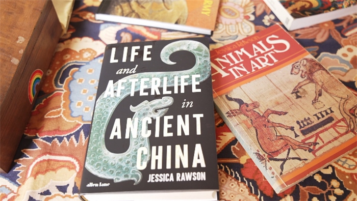 羅森教授新書《古代中國的今生與來世》。黃鏗攝