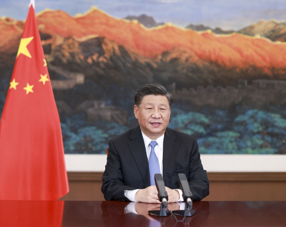 2020年11月27日，習(xí)近平在第十七屆中國(guó)－東盟博覽會(huì)和中國(guó)－東盟商務(wù)與投資峰會(huì)開(kāi)幕式上致辭。