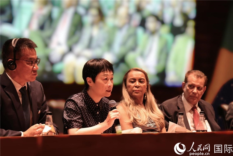 田敏出席論壇開幕式并致辭。人民網(wǎng)記者 時元皓攝