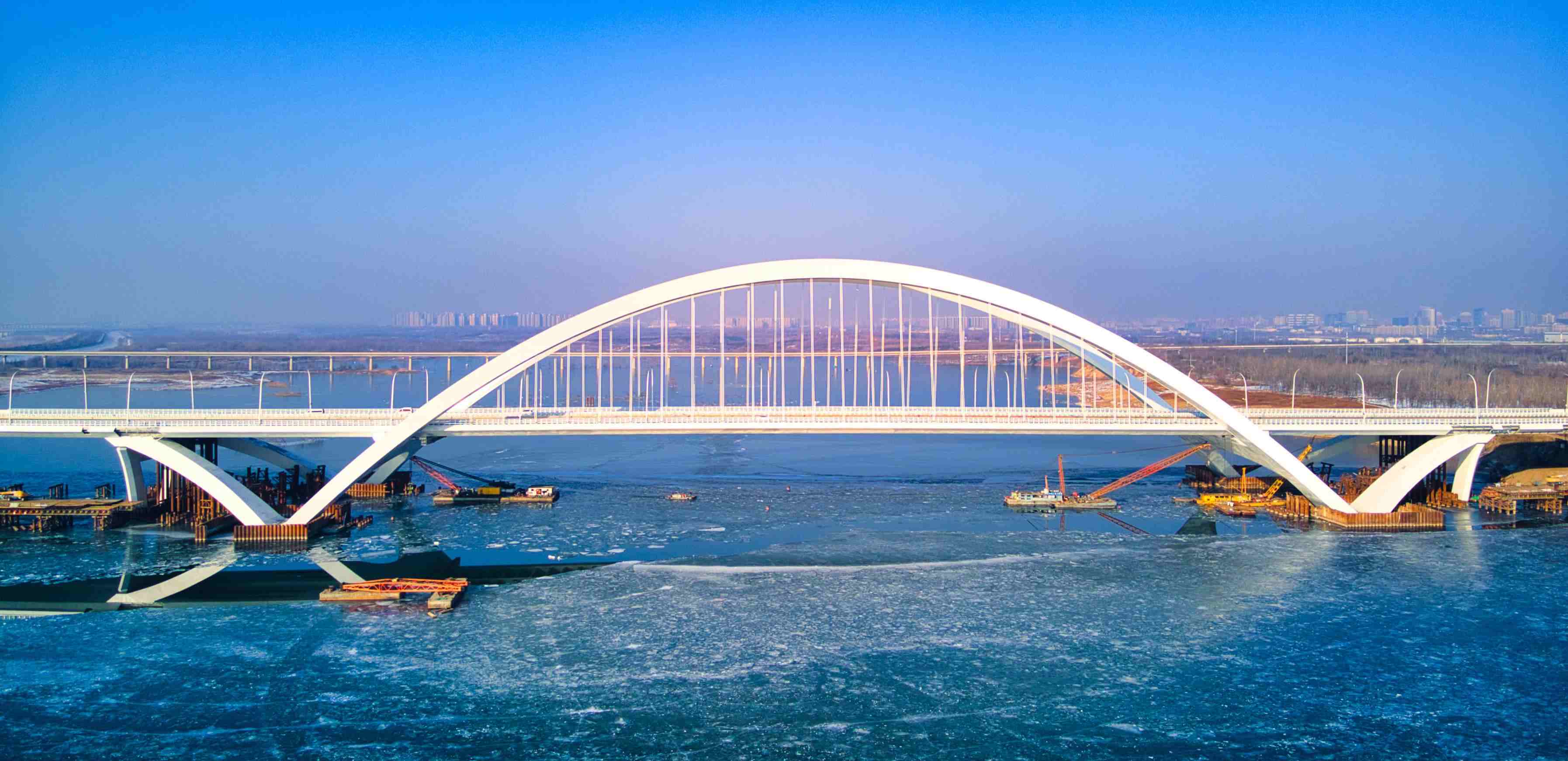 開通后的京雄大橋。受訪方供圖