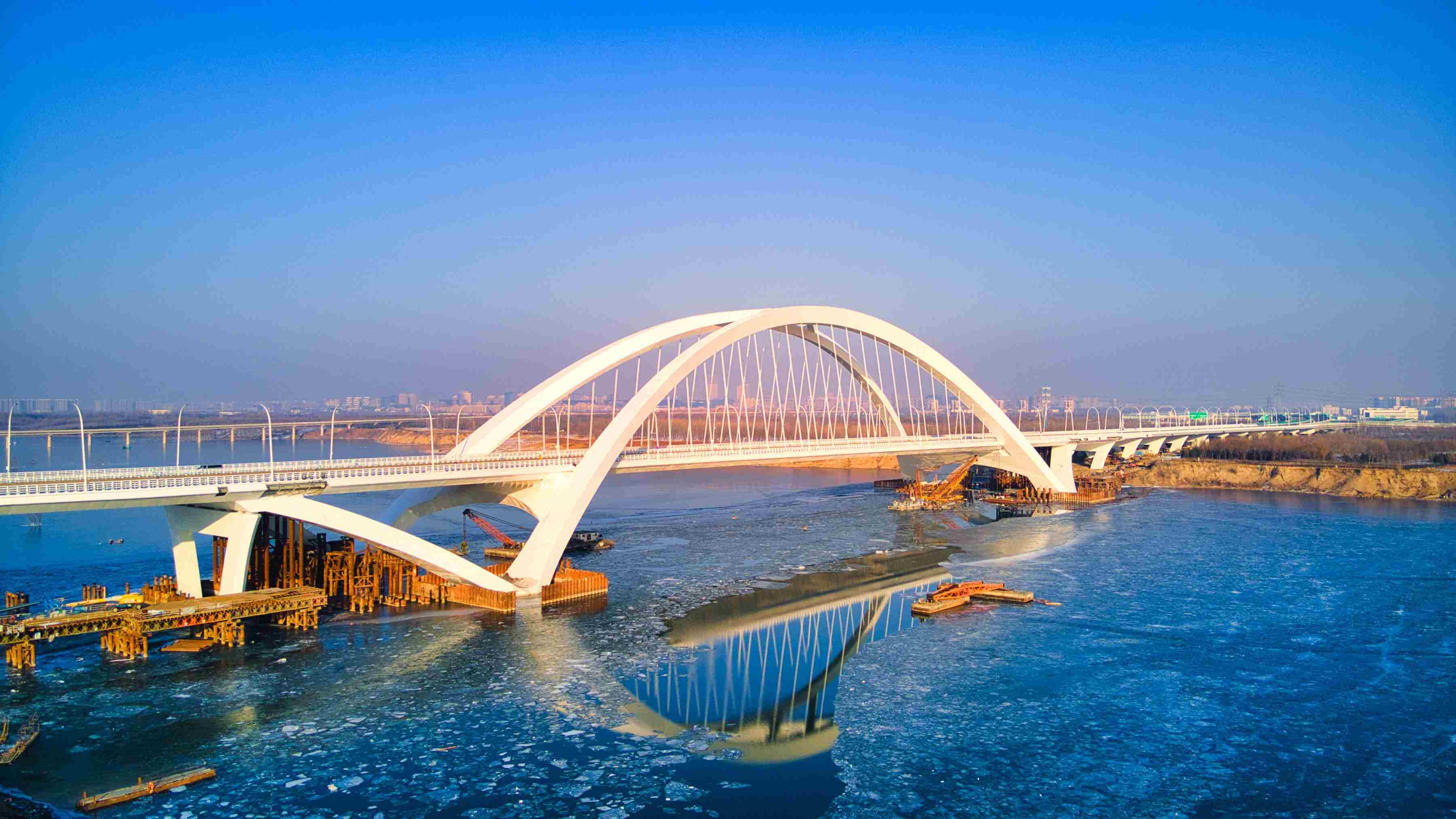 開通后的京雄大橋。受訪方供圖