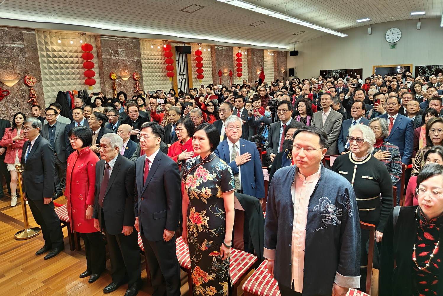 領(lǐng)區(qū)各州代表參加招待會(huì)。主辦方供圖