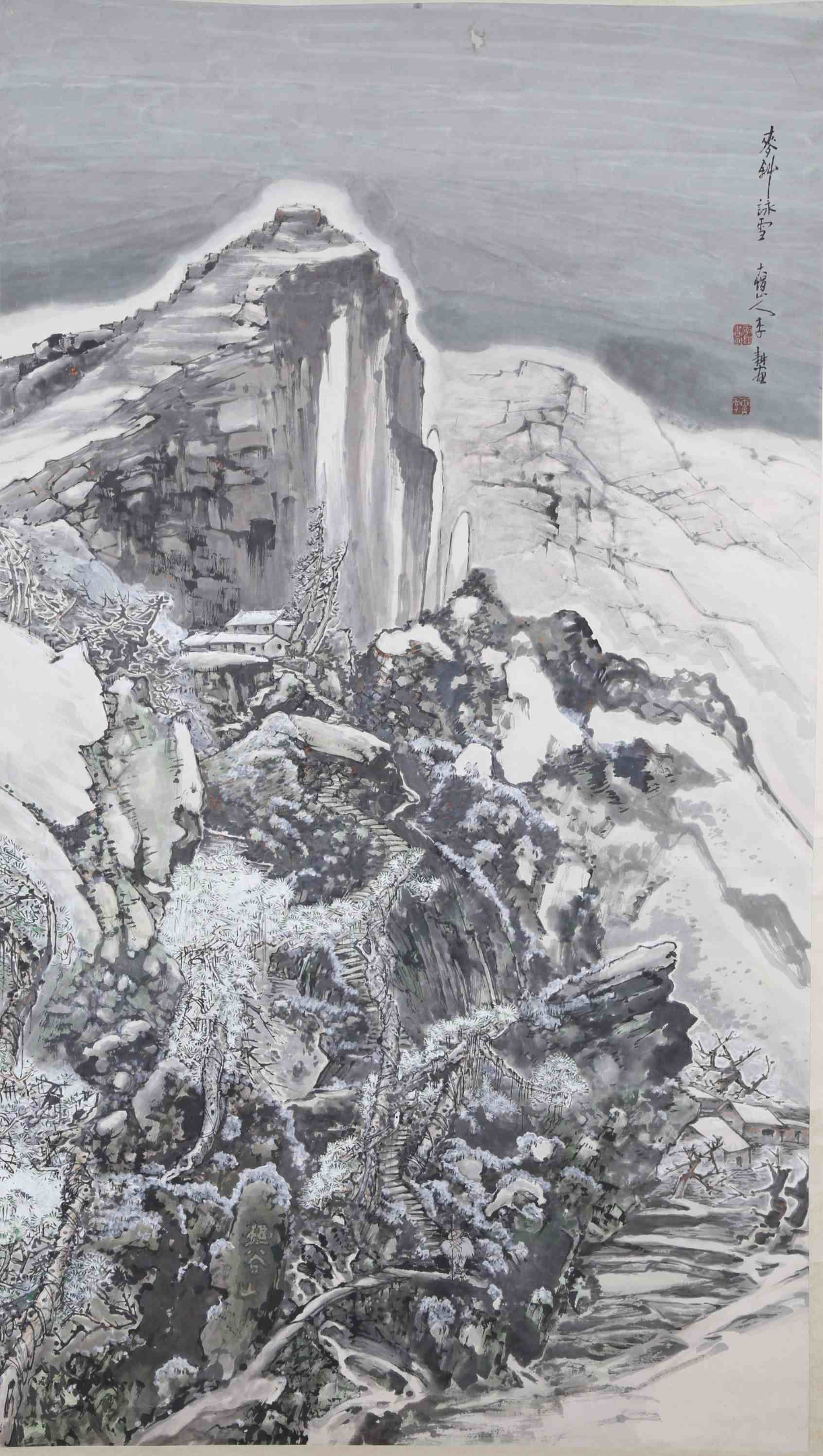 李耕畫(huà)作。(仙游縣博物館供圖)