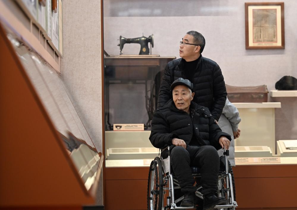 2024年1月29日，市民在平津戰(zhàn)役紀(jì)念館參觀。