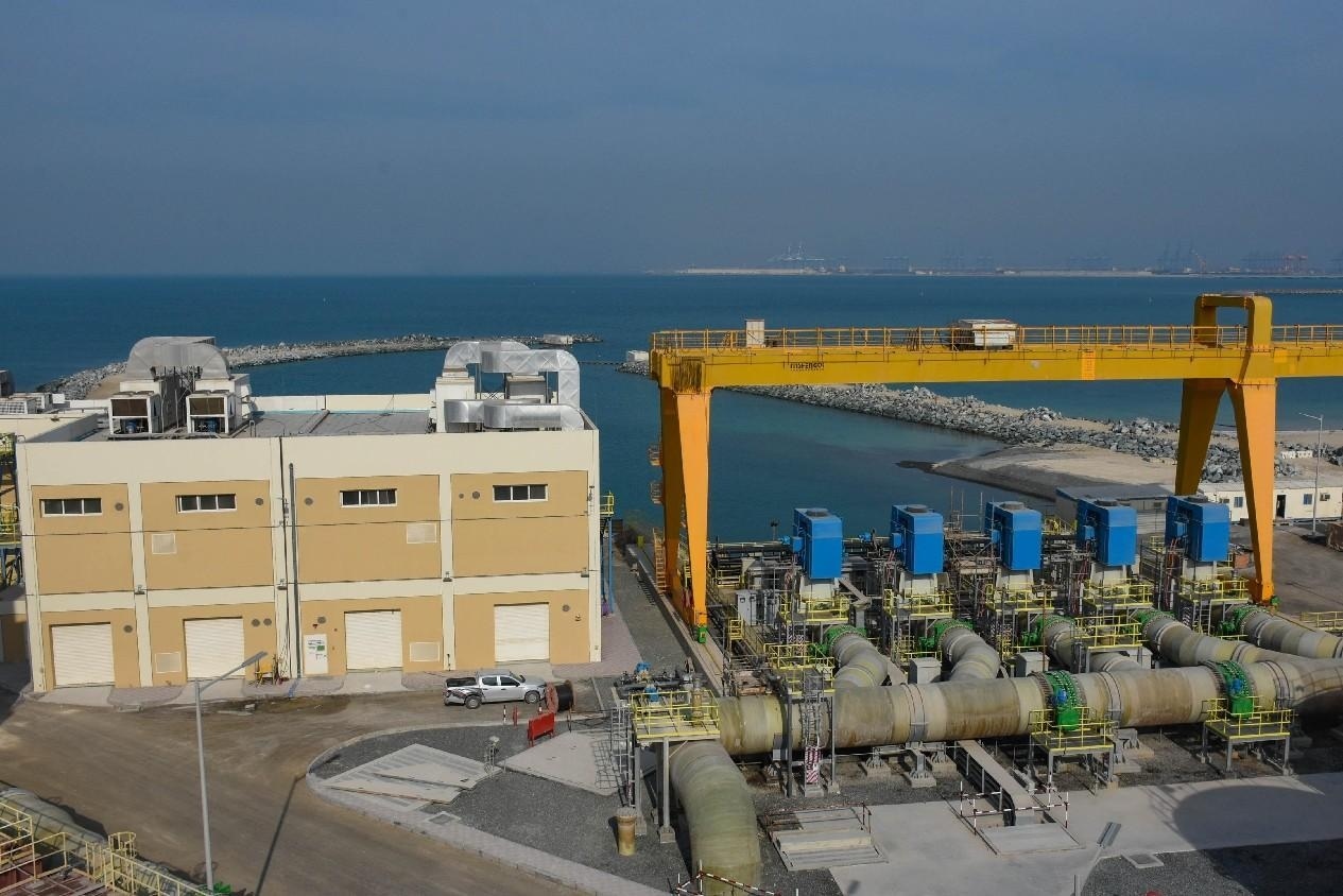海水取水泵房。山東電建三公司供圖