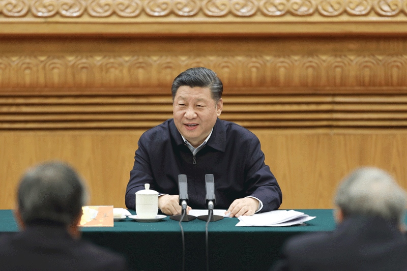 2019年3月18日，習(xí)近平總書記在北京主持召開學(xué)校思想政治理論課教師座談會(huì)并發(fā)表重要講話。