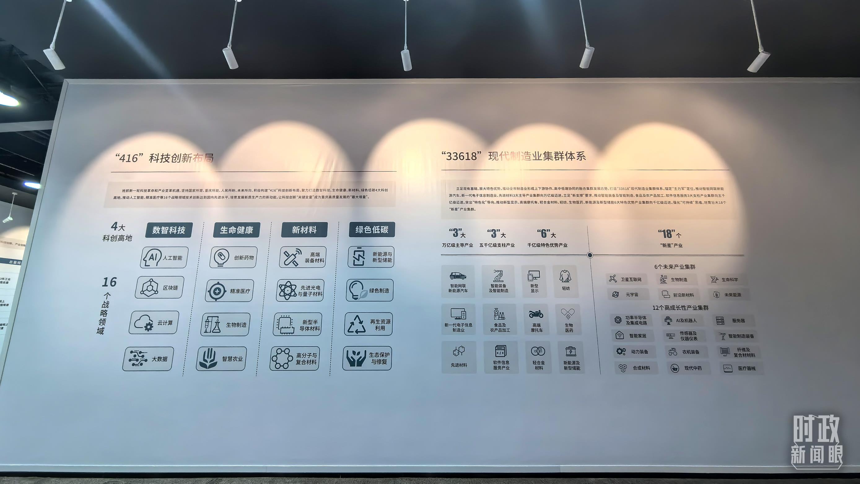 △重慶科技創(chuàng)新和產(chǎn)業(yè)發(fā)展成果展示。（總臺(tái)央廣記者潘毅拍攝）