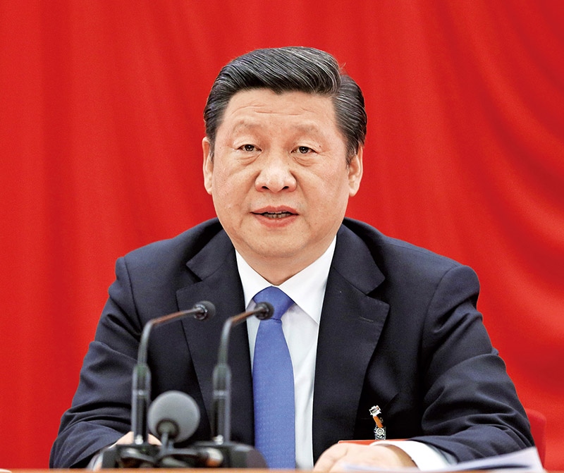 中國共產黨第十八屆中央委員會第三次全體會議，于2013年11月9日至12日在北京舉行。全會由中央政治局主持，中央委員會總書記習近平作重要講話。 新華社記者 蘭紅光/攝
