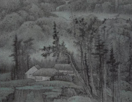 王秦生畫作《晨寂》。主辦方供圖