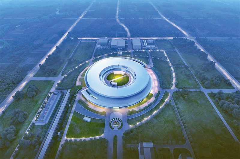 近年來，長三角各省市牢牢把握高質(zhì)量發(fā)展這個首要任務(wù)，因地制宜培育和發(fā)展新質(zhì)生產(chǎn)力，朝著世界級城市群目標(biāo)邁進(jìn)。圖為第四代大科學(xué)裝置“合肥先進(jìn)光源”的效果圖（資料圖片）。 新華社發(fā)（中國科學(xué)技術(shù)大學(xué)國家同步輻射實驗室供圖）