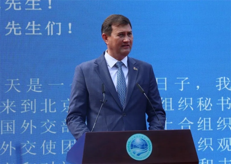 白俄羅斯外交部長(zhǎng)馬克西姆·雷任科夫出席活動(dòng)并致辭。主辦方供圖