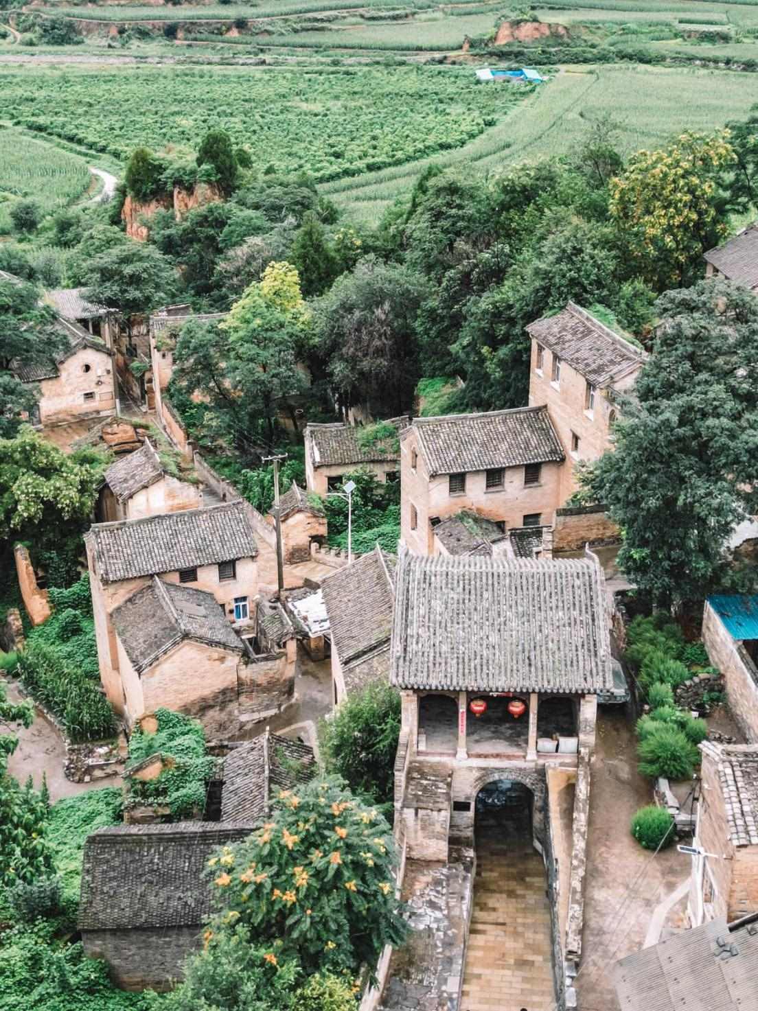 高平市永寧寨村，有許多明清建筑。王劍攝