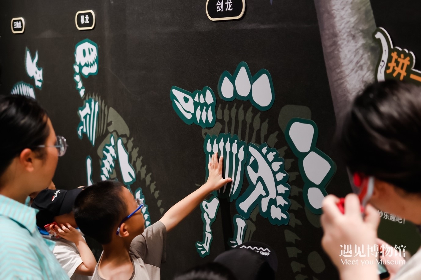 5. “2億年的地球記憶——恐龍化石特展”互動(dòng)區(qū)域。遇見博物館供圖