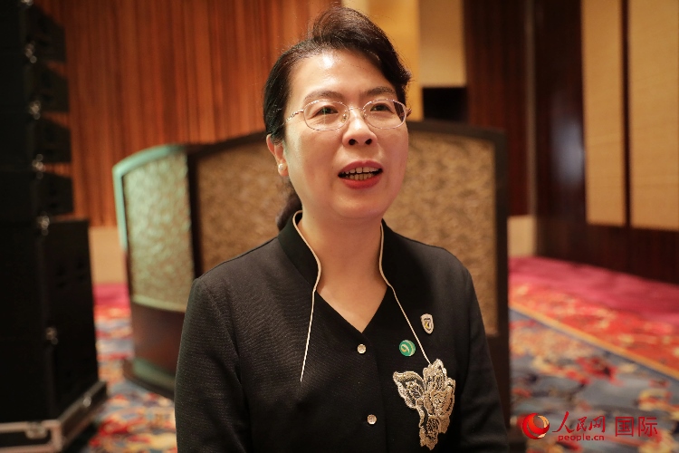 北京外國語大學亞洲學院院長、中國馬來研究中心主任蘇瑩瑩教授接受人民網(wǎng)采訪。人民網(wǎng) 王婧攝