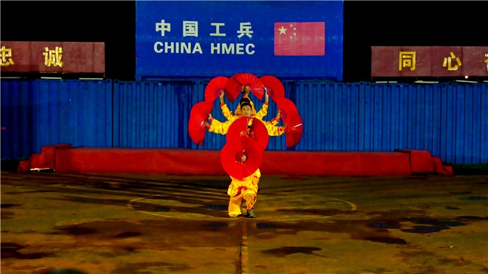 中國(guó)傳統(tǒng)文化節(jié)目表演。孫千攝