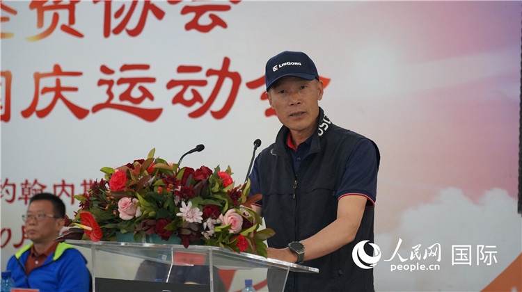 南中經(jīng)貿(mào)協(xié)會監(jiān)事長潘勇發(fā)言。 人民網(wǎng) 劉暢攝