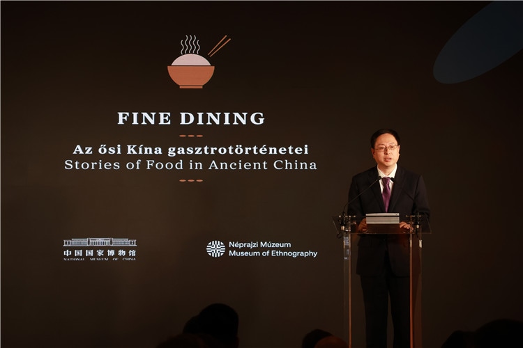 中國國家博物館副館長楊帆致辭。圖片由中國駐匈牙利大使館提供。