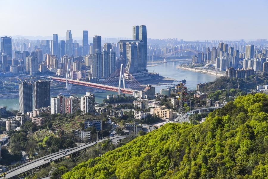 這是2024年3月25日拍攝的重慶城市景象。新華社記者 王全超 攝