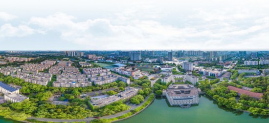 成都理工大學全景航拍圖。成都理工大學供圖