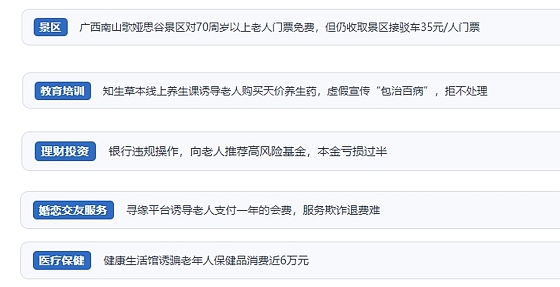 網(wǎng)友在“人民投訴”平臺反映涉銀發(fā)消費相關(guān)糾紛。（“人民投訴”用戶投訴截圖）