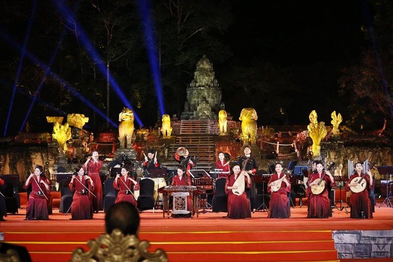 2024年1月13日，在柬埔寨暹粒舉行的“中柬人文交流年”啟動儀式。