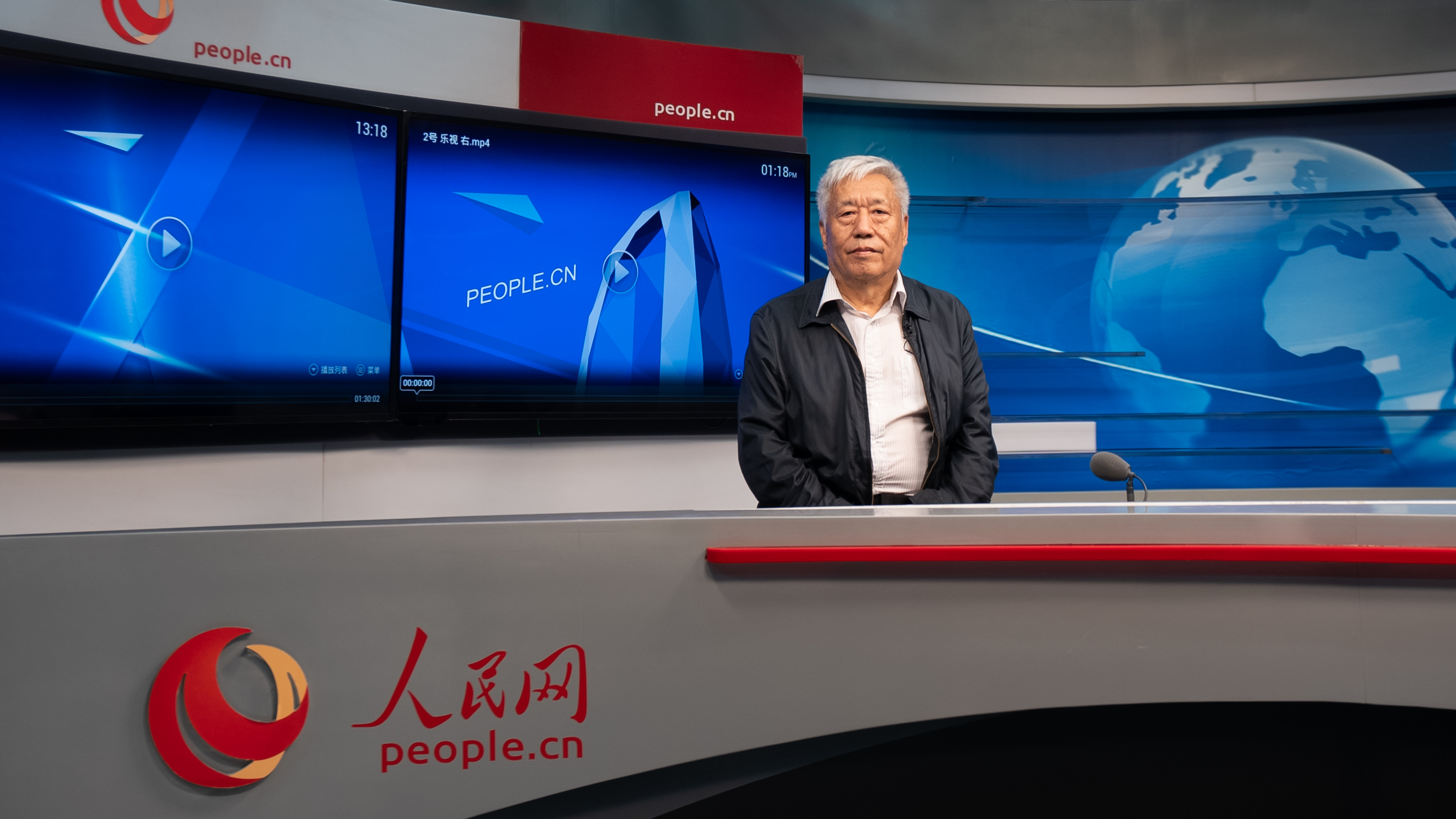 中國(guó)地震局地球物理研究所原副所長(zhǎng)、研究員高孟潭作客人民網(wǎng)。人民網(wǎng)記者 葛泰佚攝