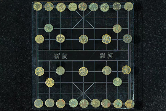 宋代中國銅象棋子。主辦方供圖