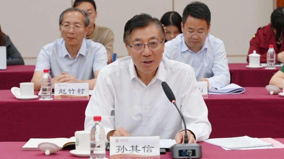 中國工程院院士、中國農(nóng)業(yè)大學(xué)校長(zhǎng)孫其信。校方供圖